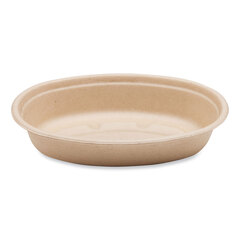 World Centric Fiber Bowls, Burrito Bowl, 24 oz, 8 x 5.3 x 1.6, Natural, Paper, 400/Carton