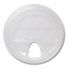 World Centric PLA Clear Cold Cup Lids, Fits 9 oz to 24 oz Cups, Clear, 1,000/Carton