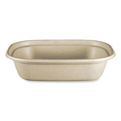 World Centric Fiber Containers, 8.7 x 6.5 x 2.1, Natural, Paper, 400/Carton