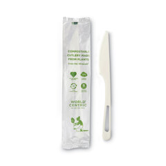 World Centric TPLA Compostable Cutlery, Knife, 6.7