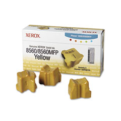 XER108R00725 - Xerox 108R00725 Solid Ink Stick, 3400 Page-Yield, 3/Box, Yellow