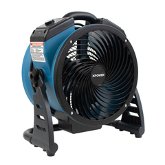 XPOFC-150B - XPOWER - 1000 CFM Variable Speed 11 Brushless DC Motor Rechargeable AC/DC Whole Room Air Circulator Utility Fan