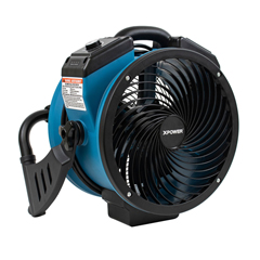 XPOFC-150B - XPOWER - 1000 CFM Variable Speed 11 Brushless DC Motor Rechargeable AC/DC Whole Room Air Circulator Utility Fan