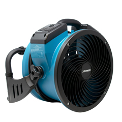 XPOFC-250AD - XPOWER - 1560 CFM Variable Speed Pro 13 Brushless DC Motor Air Circulator Utility Fan with Built-in Power Outlets