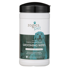 ZOGPETWIP50VA - Zogics - Zogics Pet Oatmeal & Aloe Grooming Wipes (50 wipes/canister)
