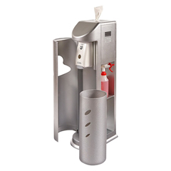 ZOGTCS-S-30063 - Zogics - The Cleaning Station with Gel Hand Sanitizer Dispenser (Silver)