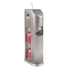 ZOGTCS-S - Zogics - The Cleaning Station, Silver (No dispenser)