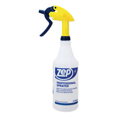 Amrep Professional Spray Bottle, 32 oz, Blue/Gold/Clear, 36/Carton
