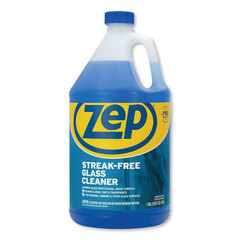 Amrep Streak-Free Glass Cleaner, Pleasant Scent, 1 gal Bottle, 4/Carton