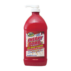 Amrep Cherry Bomb Gel Hand Cleaner, Cherry Scent, 48 oz Pump Bottle, 4/Carton