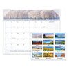 At A Glance Landscape Panoramic Desk Pad, 22 x 17, Landscapes, 2022 AAG 89802