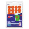 Avery Avery® Print or Write Removable Color-Coding Labels AVE05467