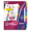 Avery Avery® Ready Index® Contemporary Multicolor Table of Contents Dividers AVE 11125