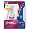 Avery Avery® Ready Index® Classic Black & White Table of Contents Dividers AVE 11128