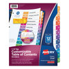 Avery Avery® Customizable Table of Contents Ready Index® Multicolor Dividers with Printable Section Titles AVE11141