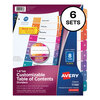Avery Avery® Ready Index® Contemporary Multicolor Table of Contents Dividers AVE11186
