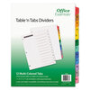 Avery Avery® Office Essentials™ Table N Tabs™ Dividers AVE 11673
