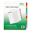 Avery Avery® Office Essentials™ Table N Tabs™ Dividers AVE 11677