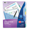 Avery Avery® Write & Erase Durable Plastic Dividers with Pocket AVE16177
