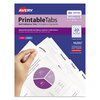 Avery Avery® Printable Repositionable Plastic Tabs AVE 16282
