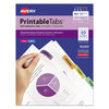 Avery Avery® Printable Plastic Tabs with Repositionable Adhesive AVE16283