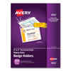 Avery Avery® Heavy-Duty Secure Top™ Name Badge Holders AVE2922