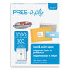 Avery Avery® PRES-a-ply Mailing Labels AVE 30603