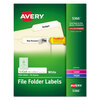 Avery Avery® Permanent File Folder Labels with TrueBlock™ Technology AVE 5366