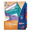 Avery Avery® Big Tab™ Insertable Two-Pocket Plastic Dividers AVE 710147