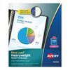 Avery Avery® Heavyweight and Super Heavyweight Easy Load Diamond Clear Sheet Protector AVE74100
