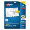 Avery Avery® Shipping Labels with TrueBlock™ Technology AVE 8168