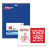 Avery Avery® Preprinted Surface Safe® Wall Decals AVE83175