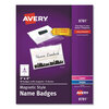 Avery Avery® Magnetic Style Name Badge Kit AVE 8781
