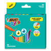 Bic BIC® Kids® Coloring Triangle Crayons BICBKPCTP10AST