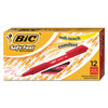 Bic BIC® Soft Feel® Retractable Ballpoint Pen BICSCSM11RD