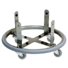 Blickman Industries MRI Safe Double Basin Solution Stand with H-Brace BLI0727808166