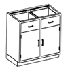 Blickman Industries Base Cabinet BLI2013335000