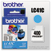 Brother Brother LC41C Ink, 400 Page-Yield, Cyan BRT LC41C
