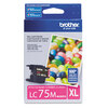 Brother Brother LC75M (LC-75M) Innobella High-Yield Ink, 600 Page-Yield, Magenta BRT LC75M