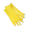 Boardwalk Flock-Lined Latex Cleaning Gloves - Large BWK242L