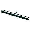 Carlisle Flo-Pac® Straight Blade Black Rubber Squeegee with Metal Frame CFS 361202400CS