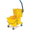 Carlisle Commercial Mop Bucket with Side-Press Wringer 26 Quart - Yellow CFS 3690804CS