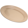 Carlisle Dallas Ware® Melamine Oval Platter Tray 9.25" x 6.25" - Tan CFS 4356325CS