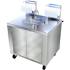 Carlisle Mobile Hand Washing Station - Stainless Steel CFSDXPL050114457A