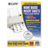 C-Line Products C-Line® Additional Laser/Inkjet Badge Inserts CLI 92423