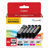 Canon Canon&reg; PGI-280 XL / CLI-281 5-Pack Ink CNM2021C007