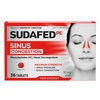 Systagenix Sudafed PE Sinus Congestion Max Strength Non-Drowsy Tablets 36 ct, EA/1 CRD53058136EA