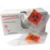 Cardinal Health Cardinal Health Zip Closure Specimen Transport Bag with Biohazard Logo, Clear, 6