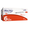 BD Ultra-Fine Insulin Syringe with Half-Unit Scale 31G x 6 mm, 3/10 mL (100 count), BX/1 CRD58324910BX
