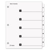 Cardinal Brands Cardinal® OneStep® Printable Table of Contents and Dividers CRD60513
